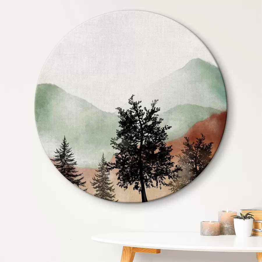  Schilderijen Berglandschap in aquarel r36592