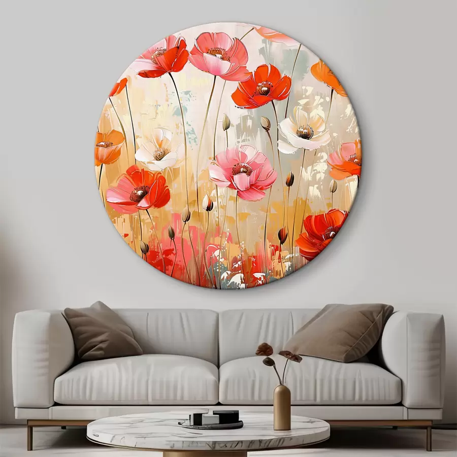  Peintures Coquelicots dans les champs r39048