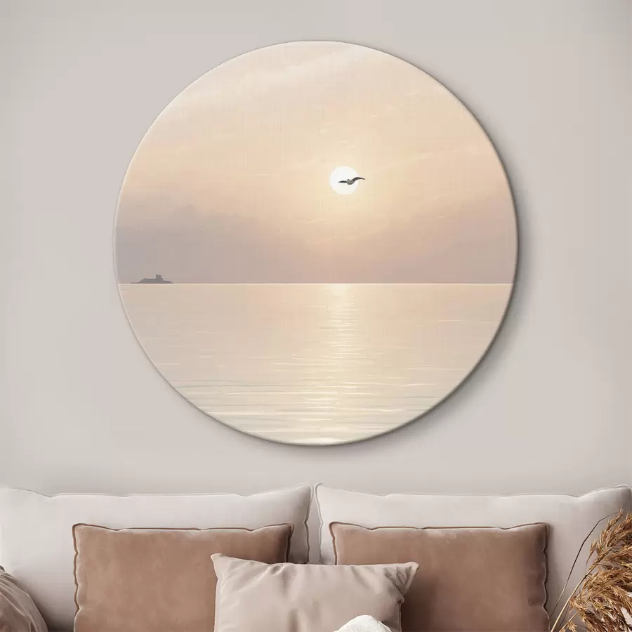 Papier peint photo Mouettes survolant la mer r39152