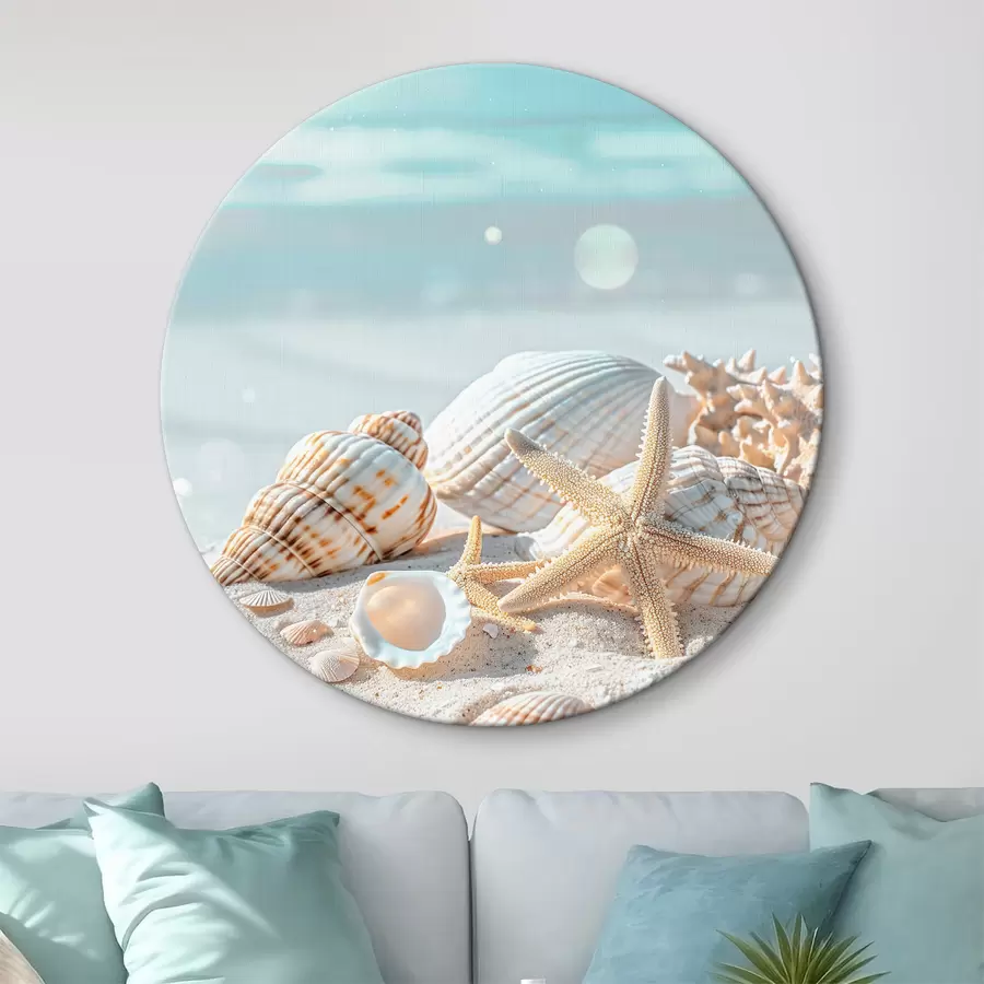  Schilderijen Schelpen op het zand r39221