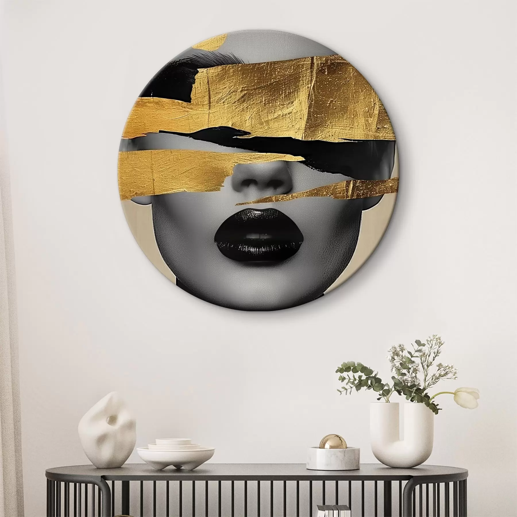  Schilderijen Het gezicht van een meisje r39875