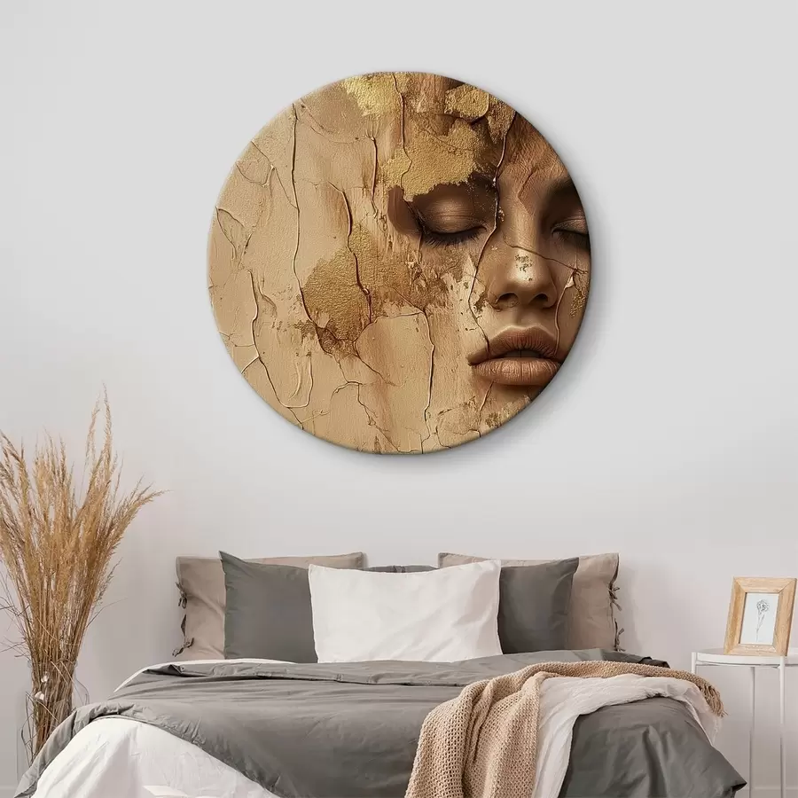  Schilderijen Het gezicht van een meisje r39997