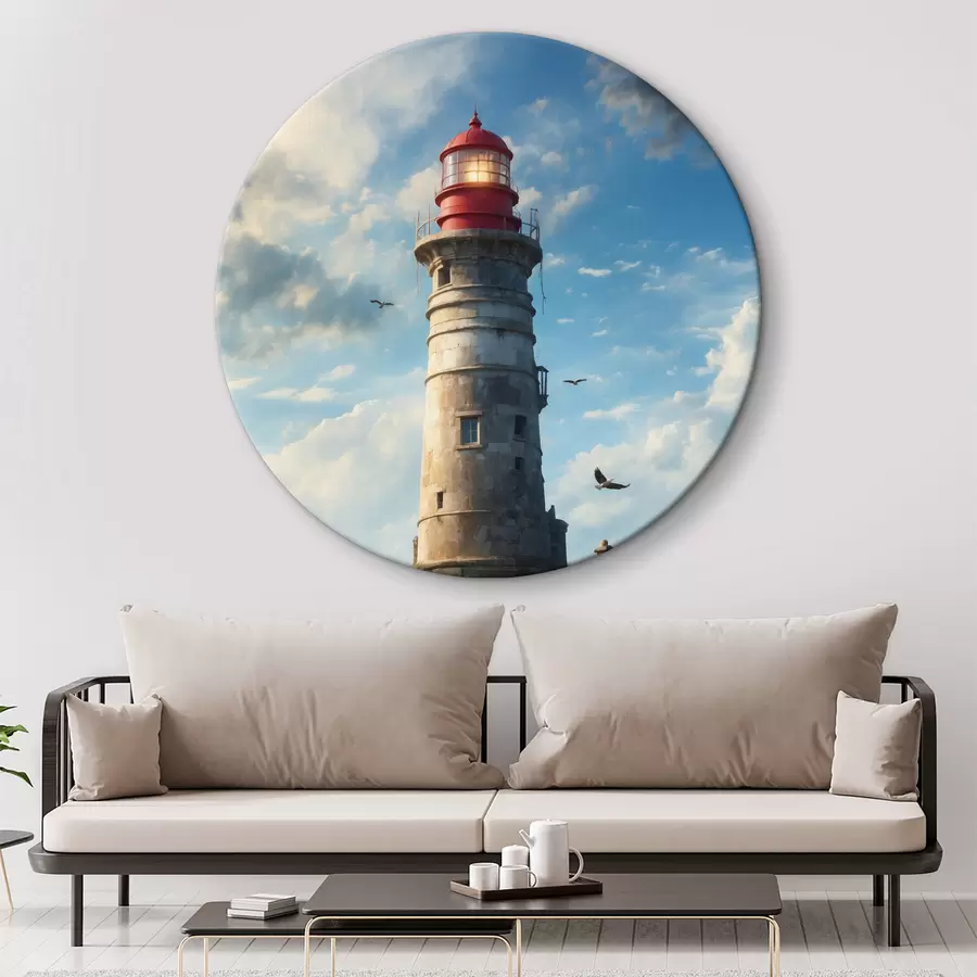  Peintures Le vieux phare en bord de mer r36448