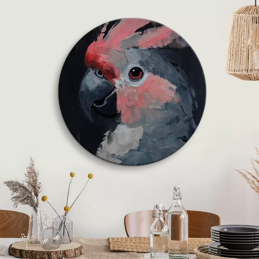  Schilderijen De papegaai is beschilderd met acryl r40266