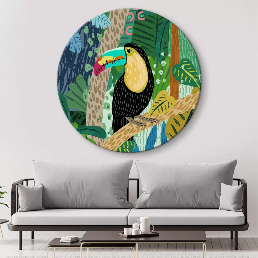  Schilderijen Toekan in de jungle r36595