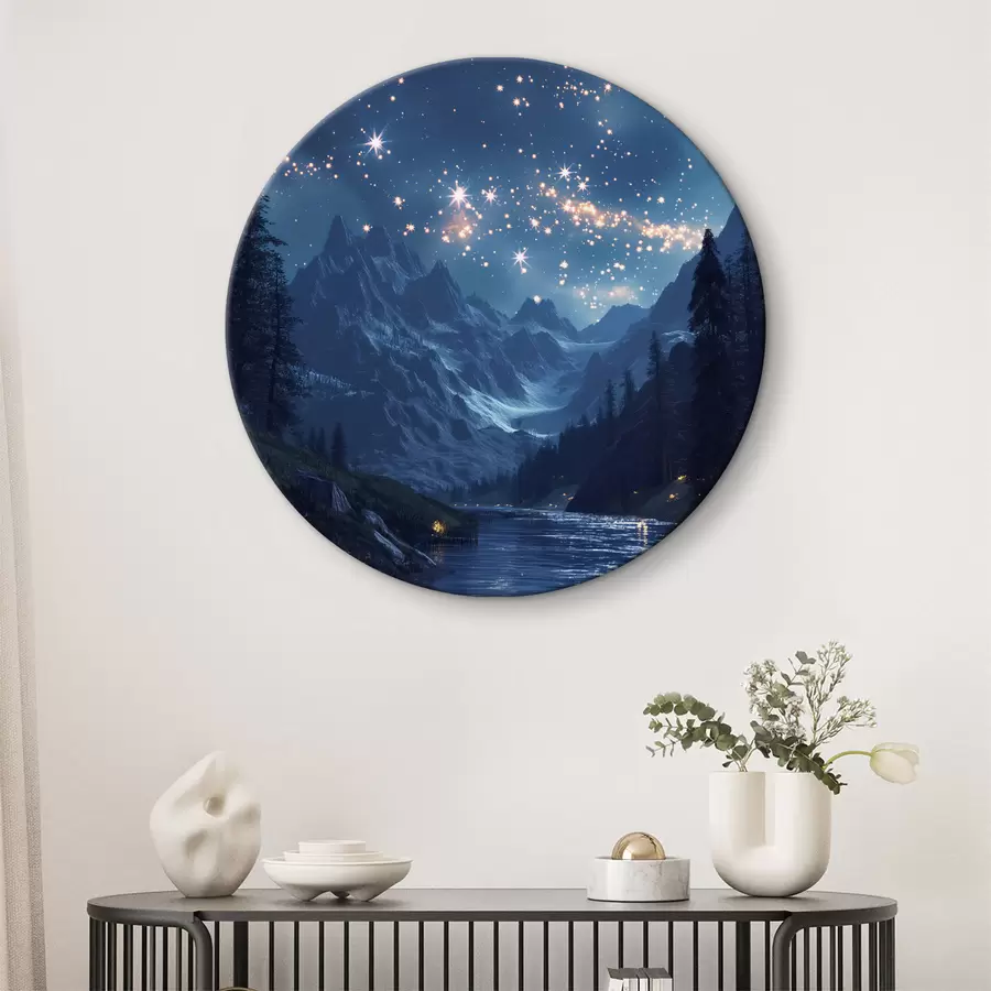  Schilderijen Velaris, bergen, sterren r40010