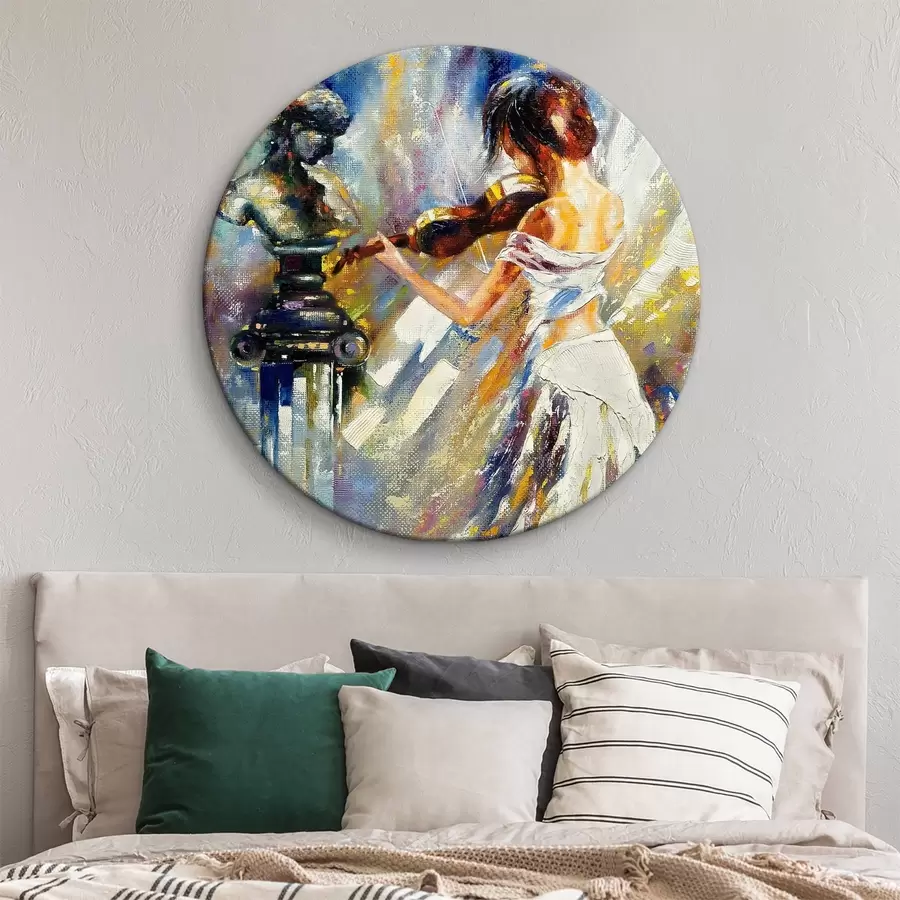  Schilderijen Violist, olieverfschilderij r04222