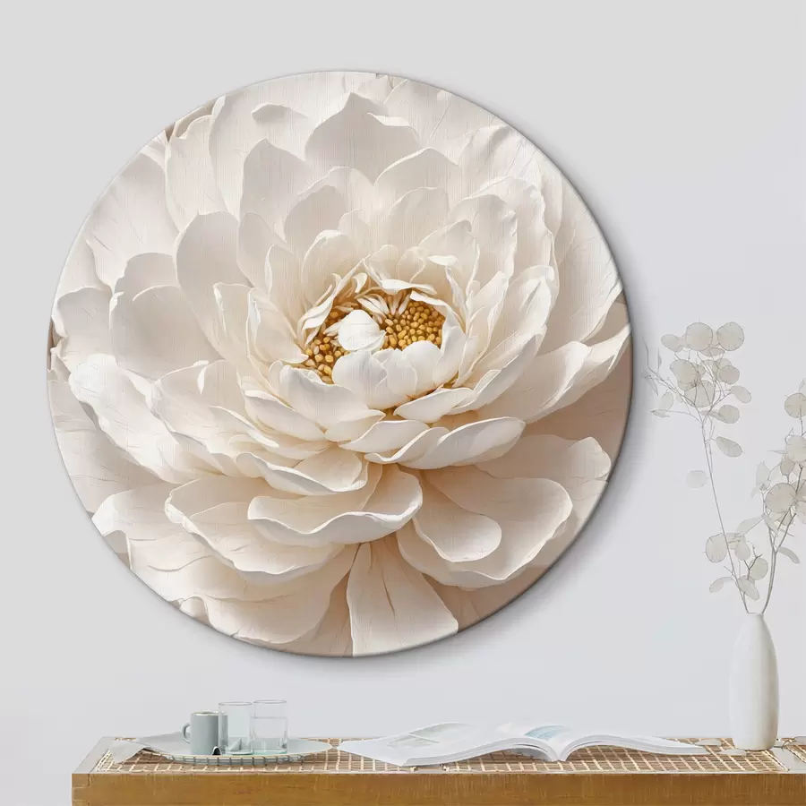  Peintures Gros plan de fleurs blanches r40348