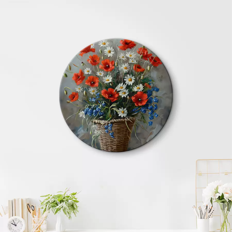  Peintures les fleurs sauvages sont dessinées r40259