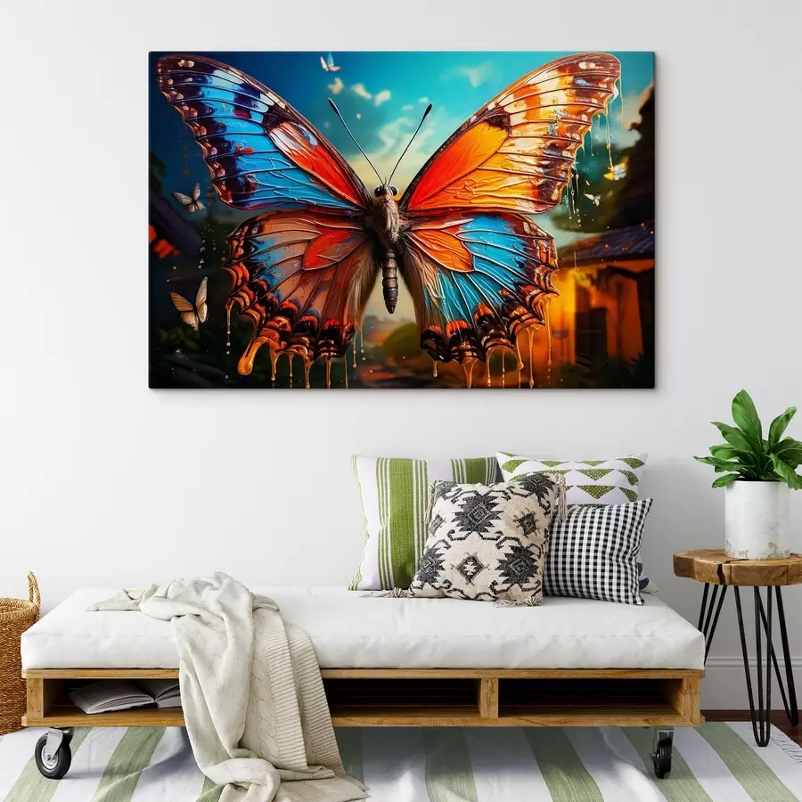  Peintures grand papillon lumineux s41996