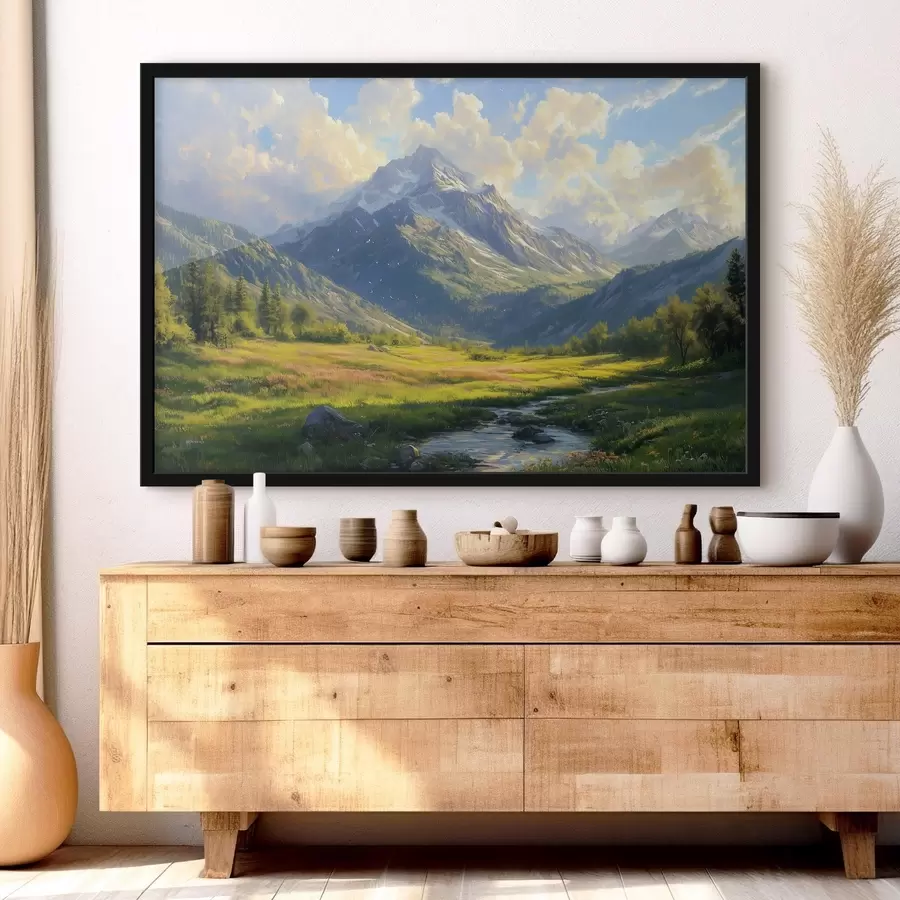 Fotobehang berglandschap f42015