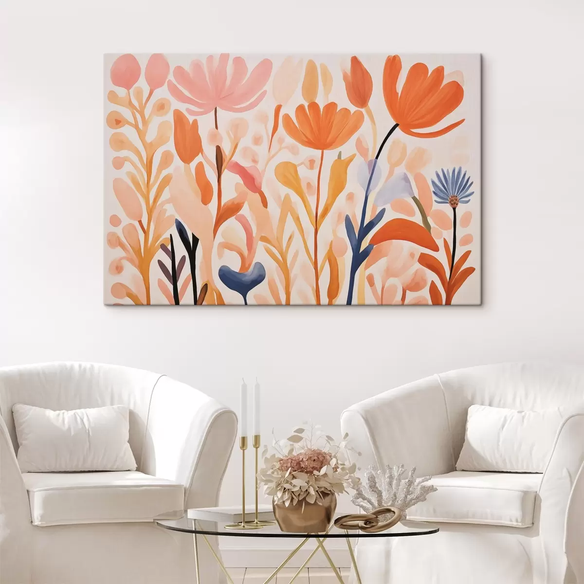  Peintures Plantes et fleurs abstraites s42034