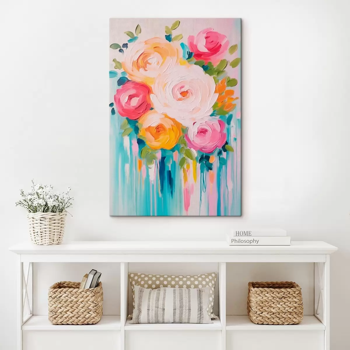  Peintures Bouquet de fleurs coloré s41788