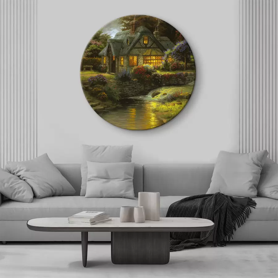  Peintures Plantes, fenêtres et eau r19095