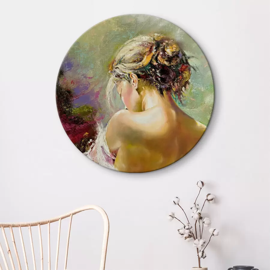  Schilderijen Hoofd, mensen in de natuur en verf r27105