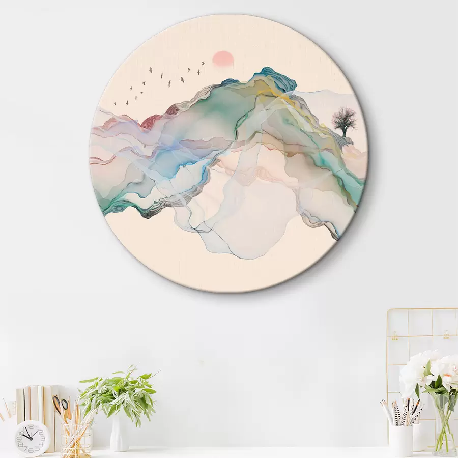  Schilderijen Wereld, helling en verf r32936