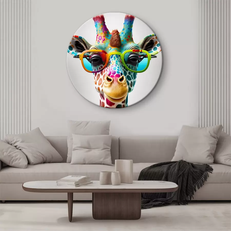  Schilderijen Hoofd, oog en natuurlijk materiaal r33533