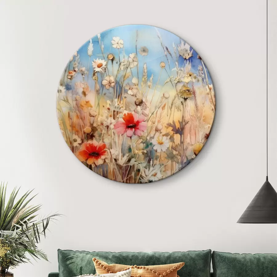  Peintures Fleur, nuage et ciel r33669