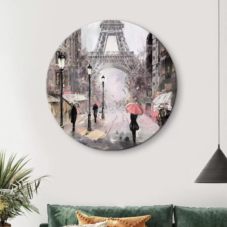  Schilderijen Gebouw, planten en verf r33719