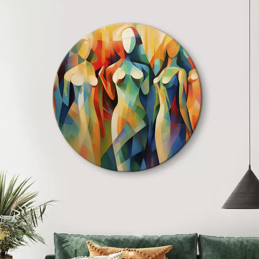  Peintures Peinture, textile et orange r33844