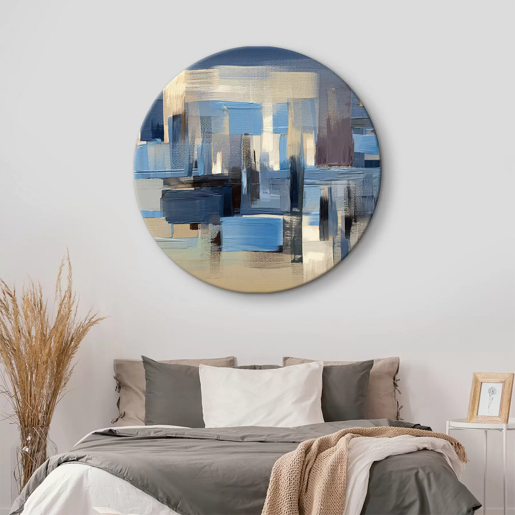  Schilderijen Water, wolkenkrabber en verf r34186