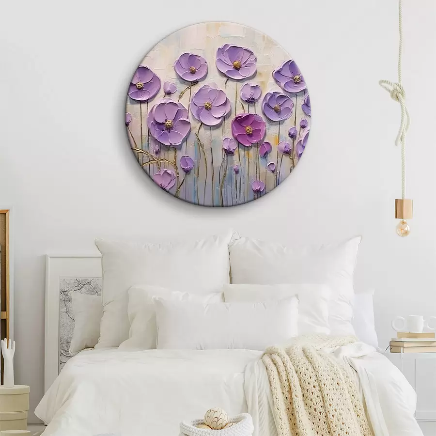  Schilderijen Bloem, plant en paars r34856