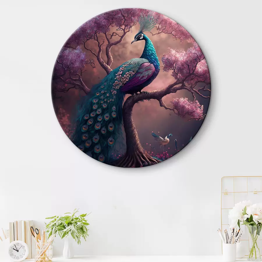  Peintures Oiseau, nature et violet r34875