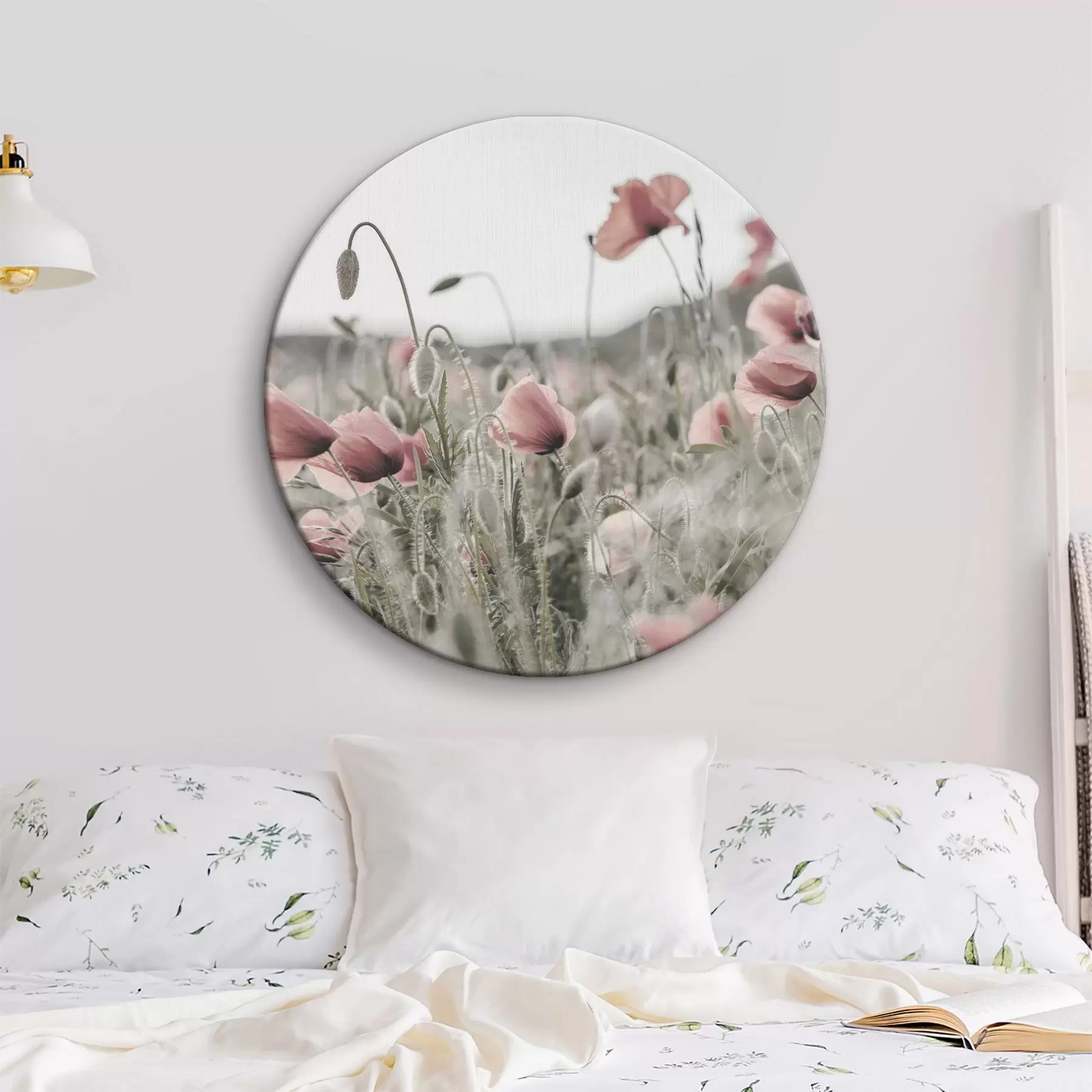  Schilderijen Klaproos schilderij in gedempte kleuren r35592