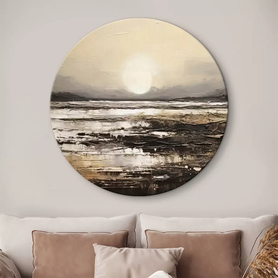  Schilderijen Illusie van een natuurlijk landschap r35912