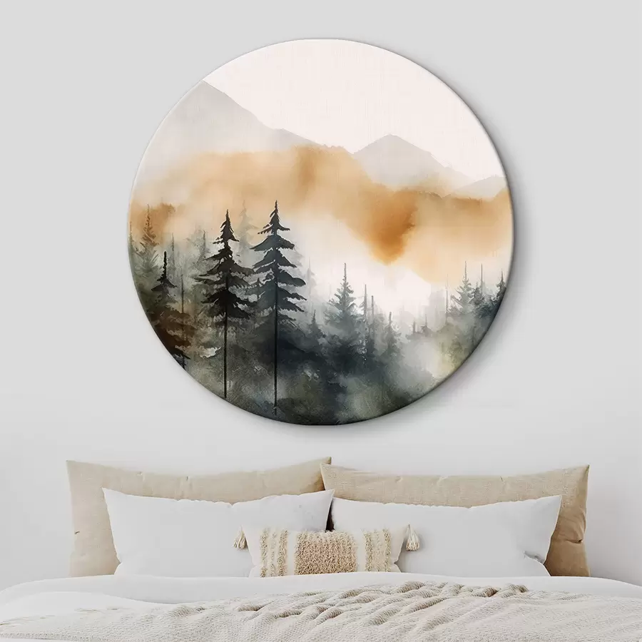  Schilderijen Herfstbos r36008