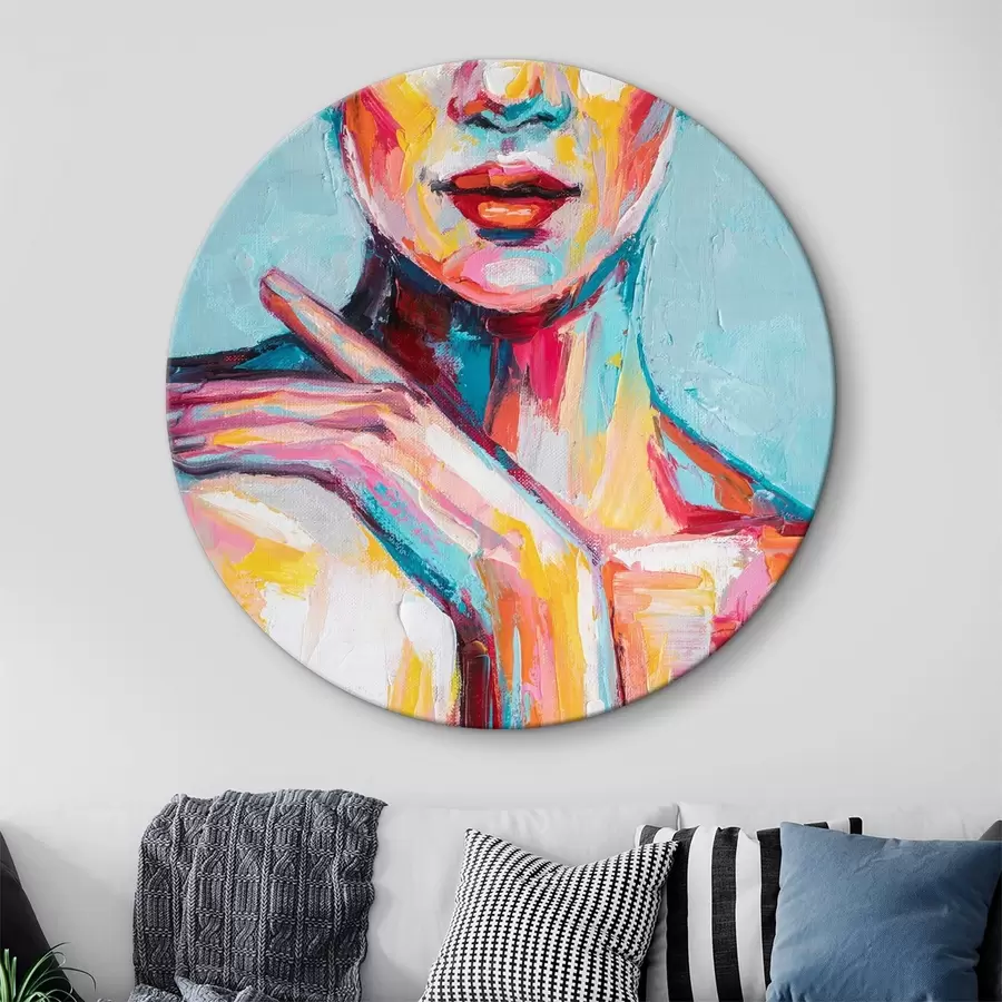  Schilderijen Abstract meisje r36033