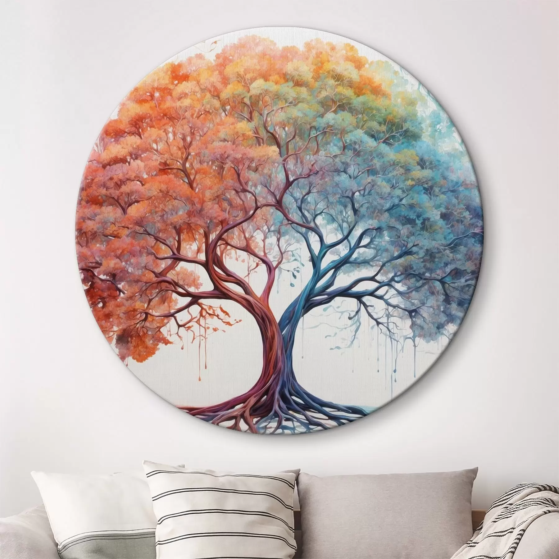  Peintures Arbre fantastique avec un spectre de couleurs différent r36444