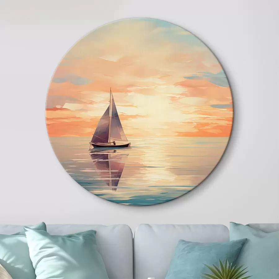  Schilderijen Aquarelboot r38050