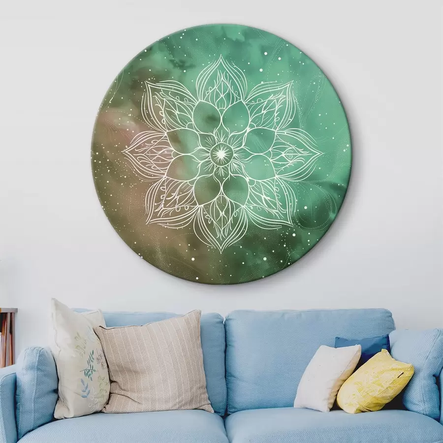  Peintures Mandala sur fond aquarelle r38530