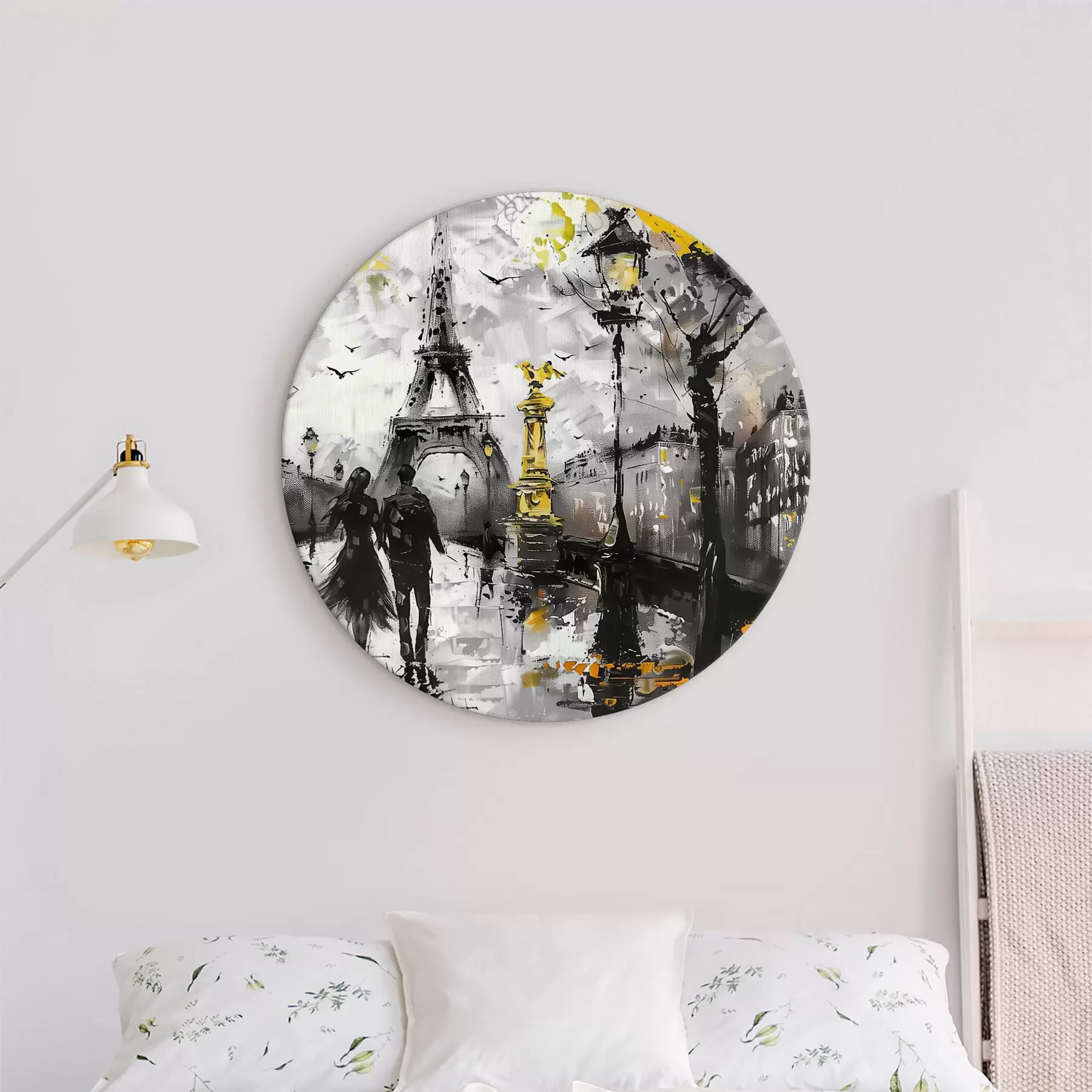  Schilderijen Een stel in Parijs r39692