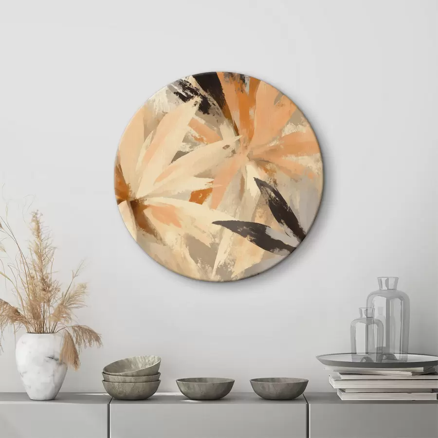  Schilderijen Abstracte bloemen r40265