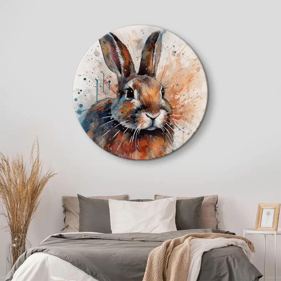  Schilderijen Konijn, kunstverf en konijnen en hazen r32329