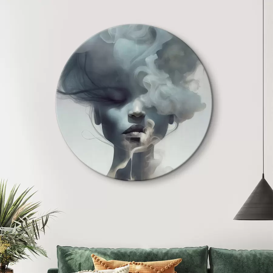  Schilderijen Meisje en grijze waas r35818