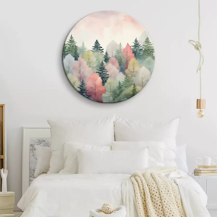  Peintures Forêt colorée r38055