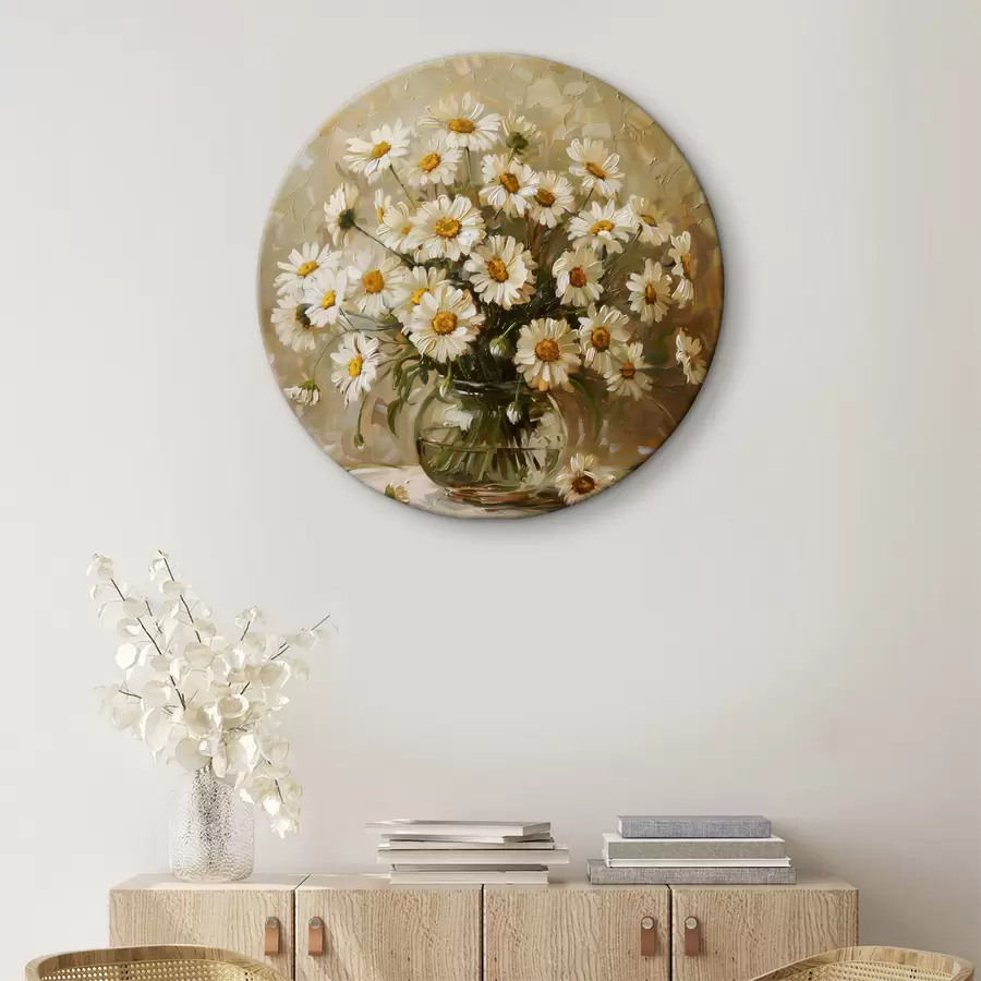  Peintures Bouquet de marguerites dans un vase r38647