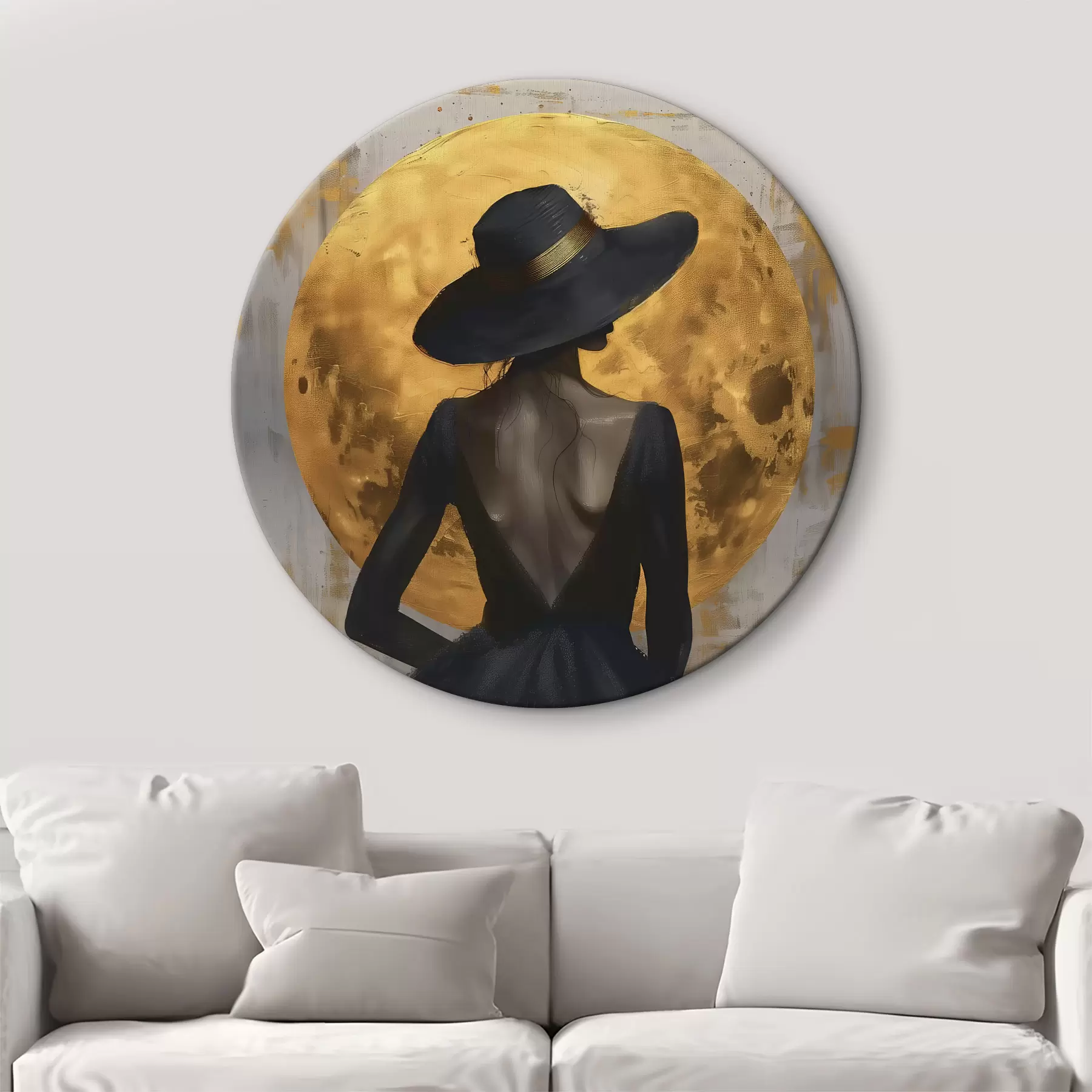  Schilderijen Meisje in het zwart r39685