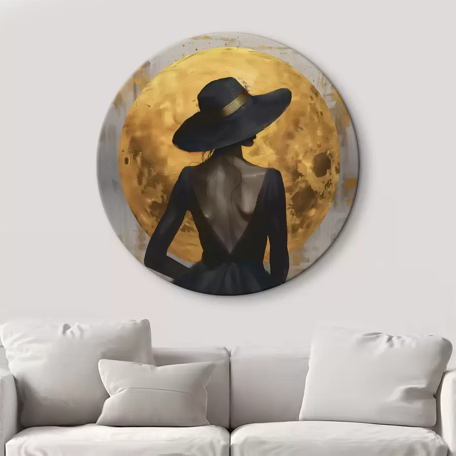  Schilderijen Meisje in het zwart r39685