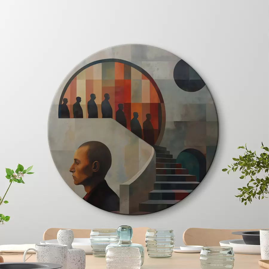  Schilderijen moderne illustratie van trappen r40238