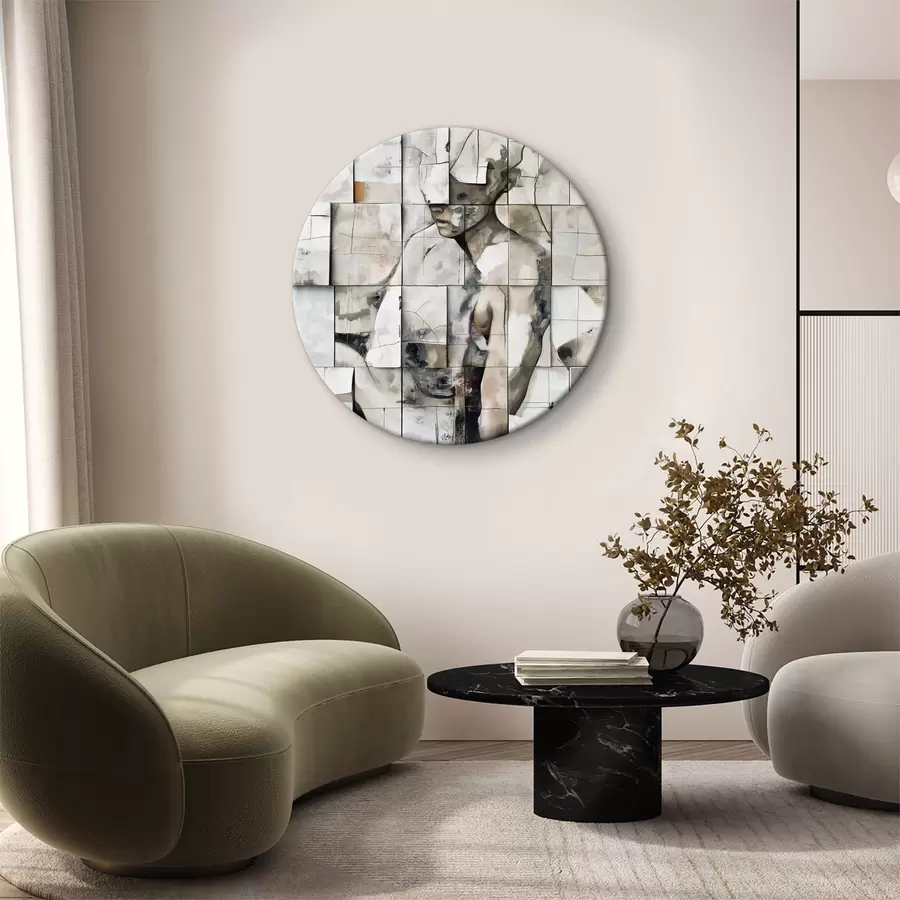  Schilderijen Abstractie van de mens r40273