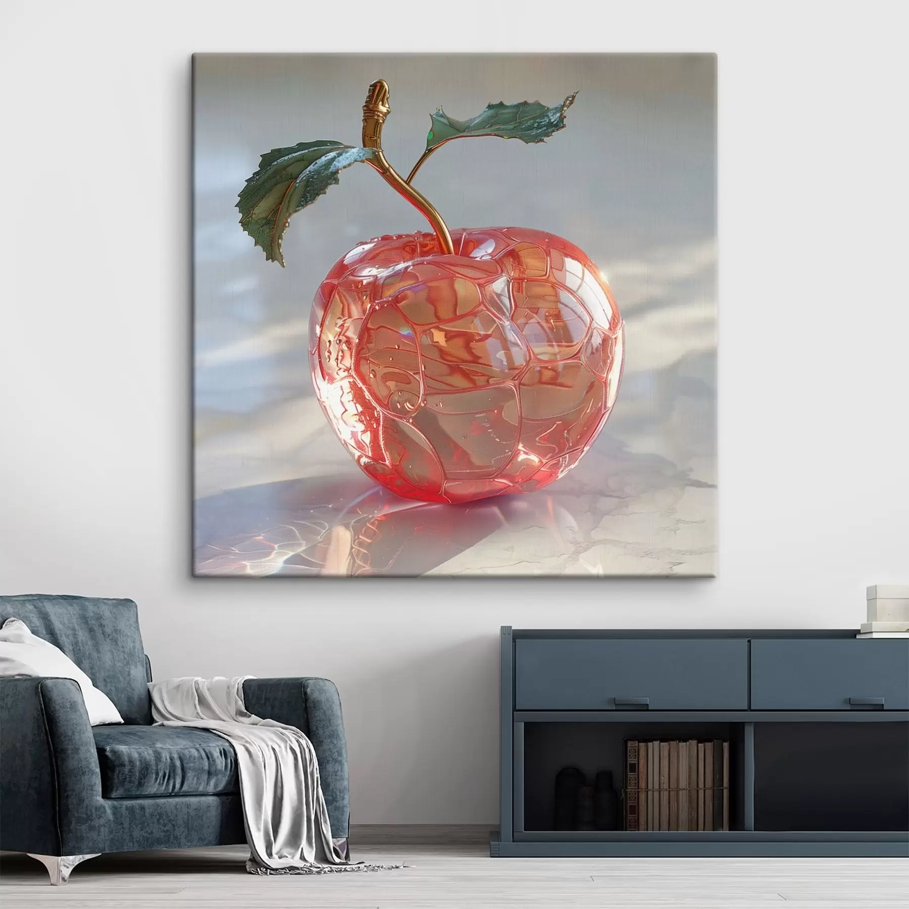  Peintures Fruit, pomme transparente s42070