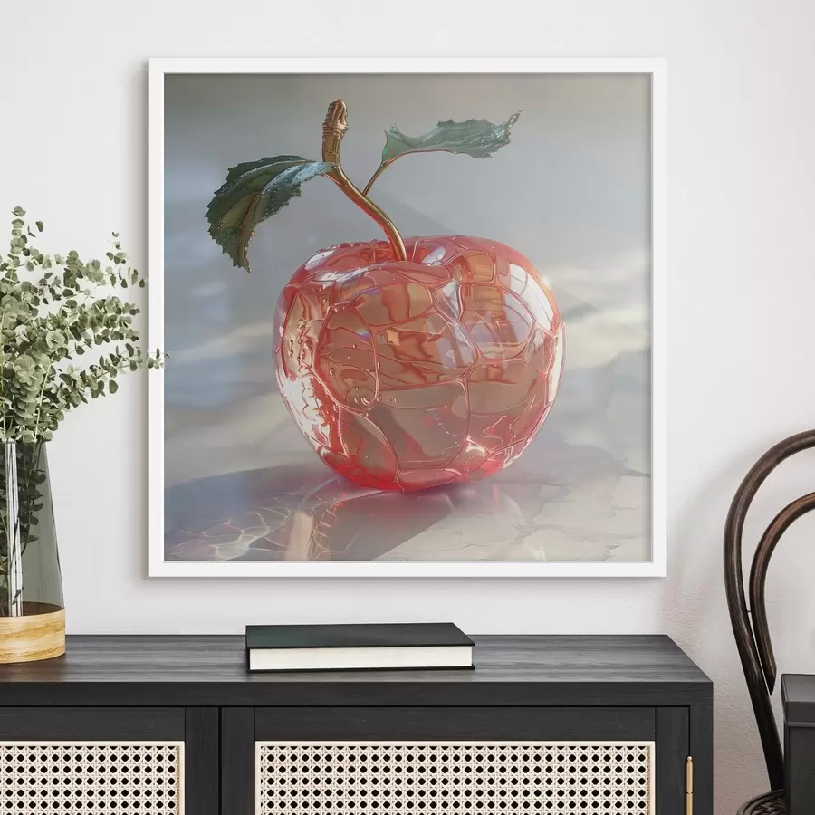 Papier peint photo Fruit, pomme transparente f42070