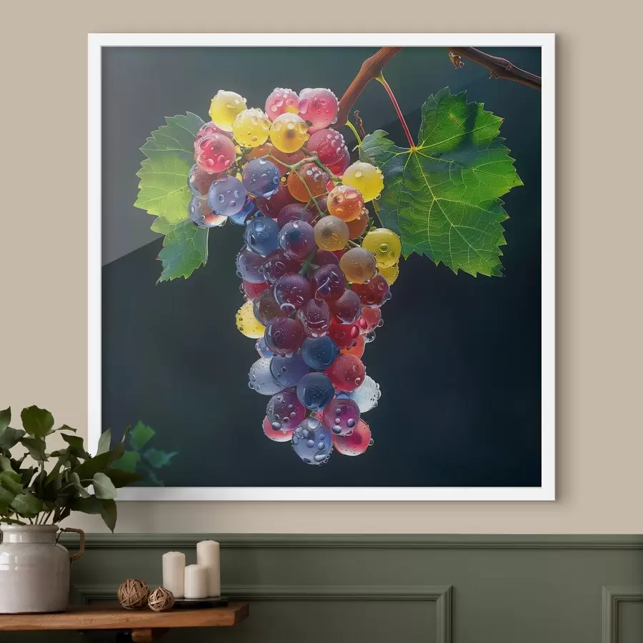 Fotobehang Fruit, tros druiven f42071
