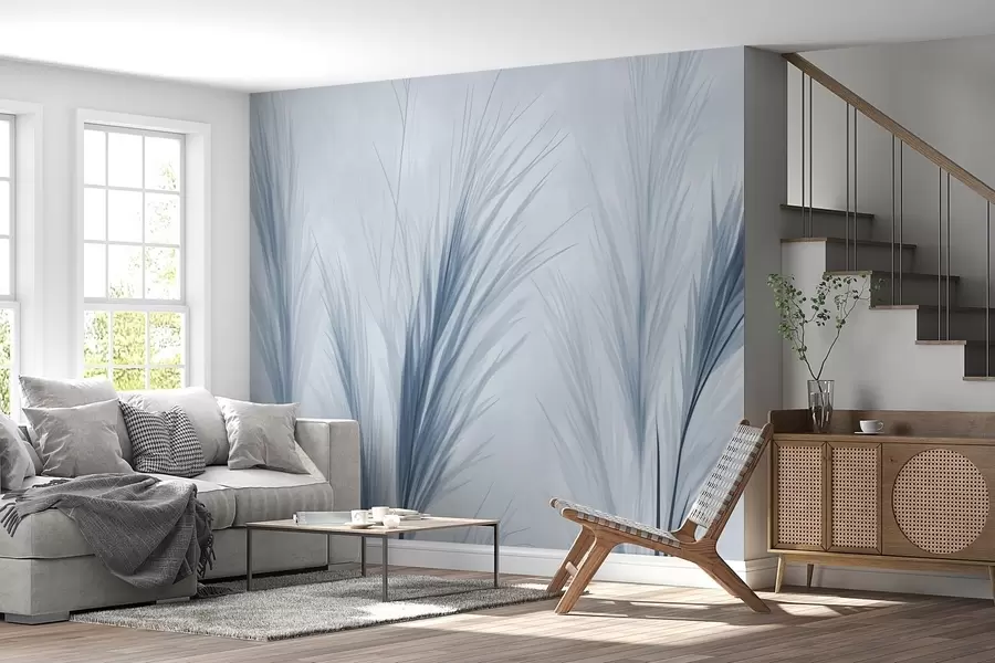 Papier peint photo Des épis luxueux dessinés w02506v1