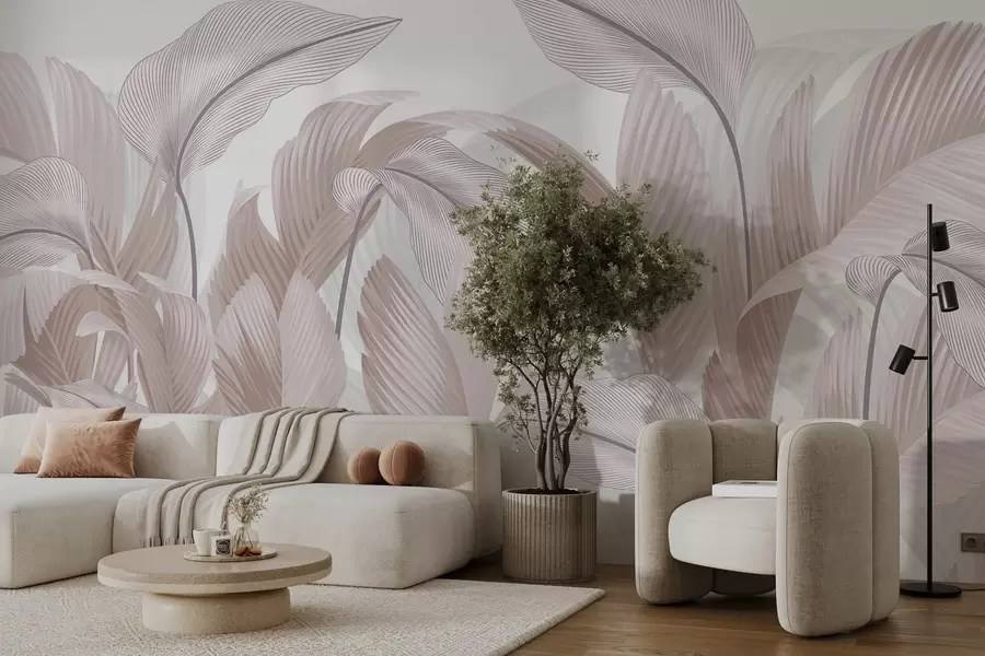 Fotobehang Weelderig gebladerte w02508v1