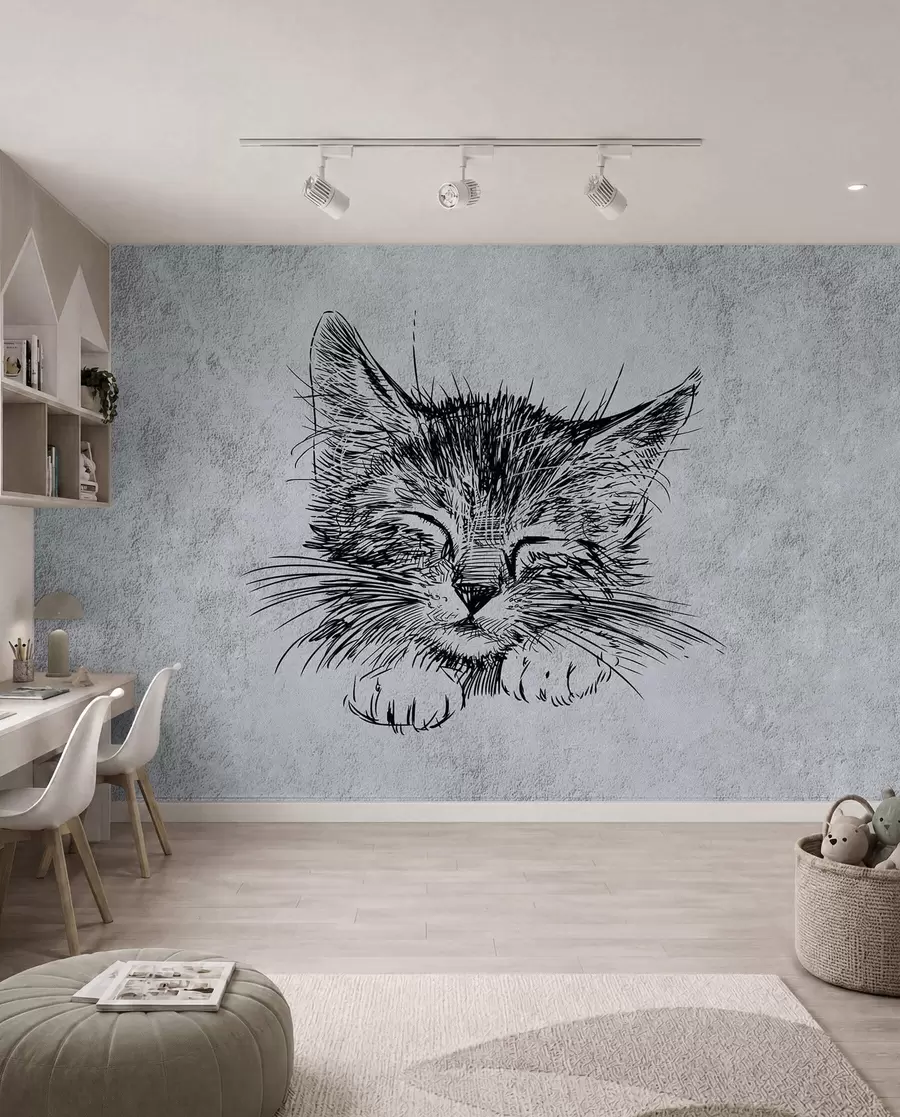Fotobehang Kat, katachtigen van carnivoren u43536